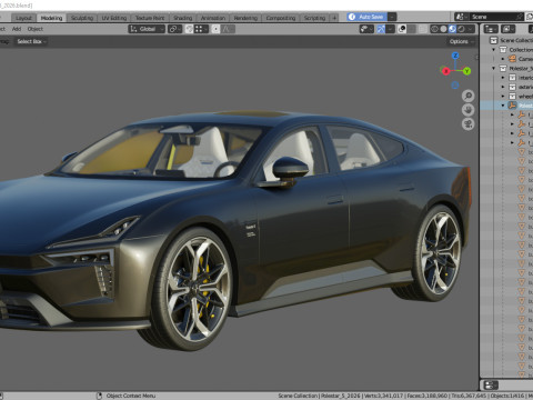 极星5 2026 3D 模型
