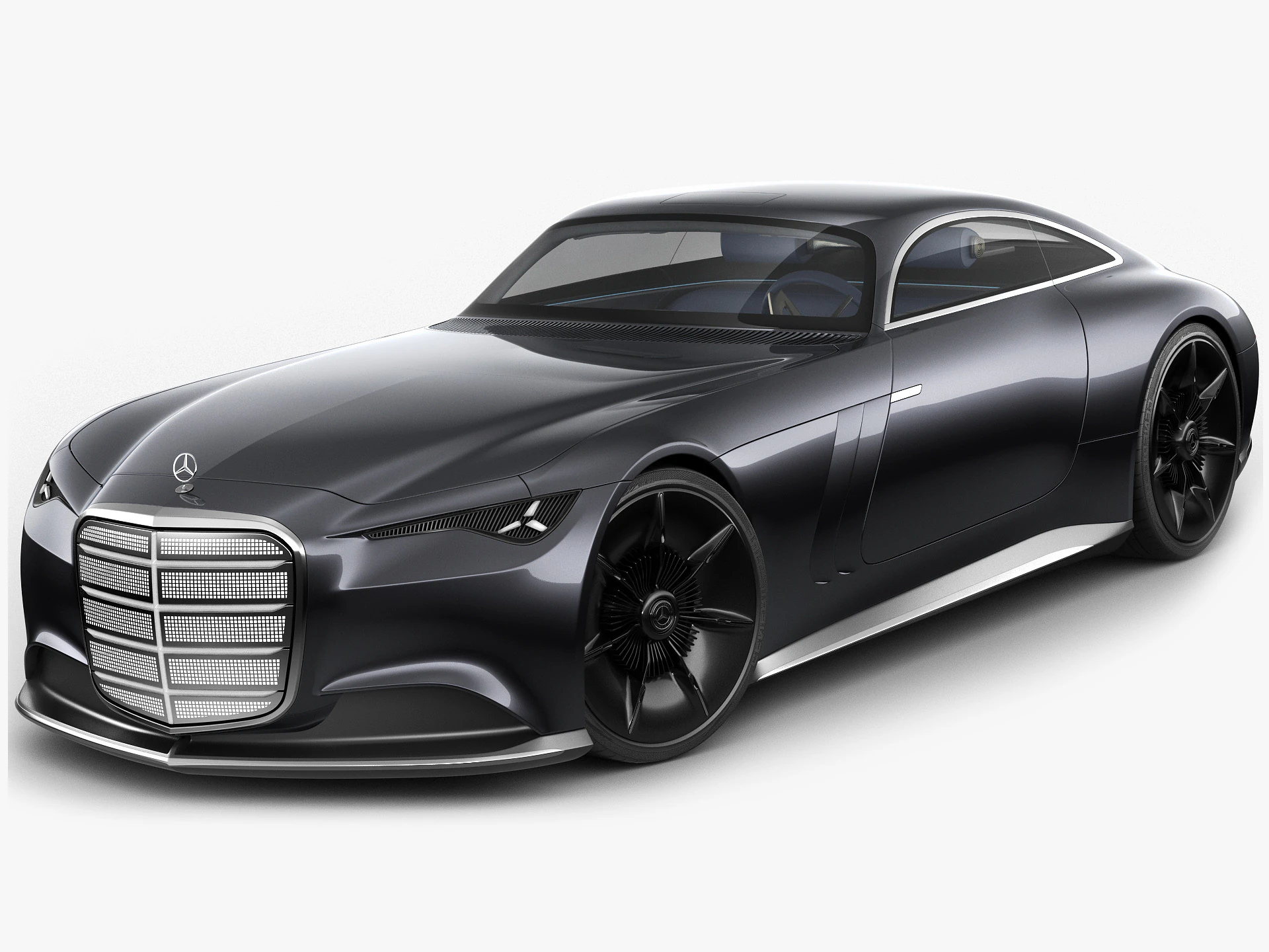 Mercedes-Benz Vision Iconic Concept 2025 Modello 3D .c4d .max .obj .3ds .fbx .stl .blend 