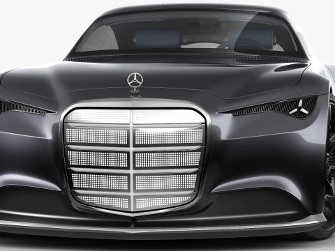 Mercedes-Benz Vision Iconic Concept 2025 Modello 3D