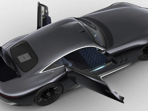 Mercedes-Benz Vision Iconic Concept 2025 Modello 3D
