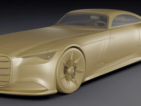 Mercedes-Benz Vision Iconic Concept 2025 Modello 3D