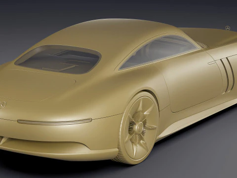 Mercedes-Benz Vision Iconic Concept 2025 Modello 3D