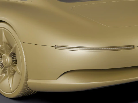 Mercedes-Benz Vision Iconic Concept 2025 Modello 3D