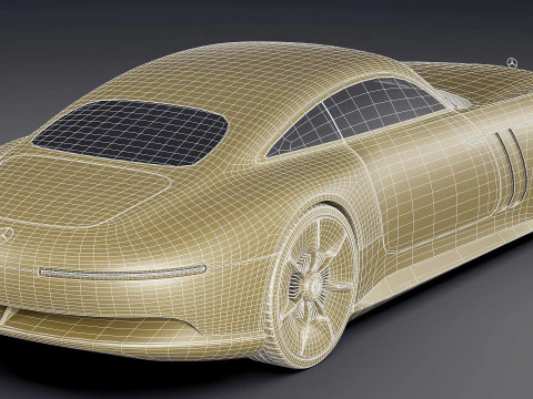 Mercedes-Benz Vision Iconic Concept 2025 Modello 3D