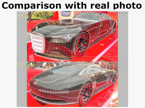 Mercedes-Benz Vision Iconic Concept 2025 Modello 3D