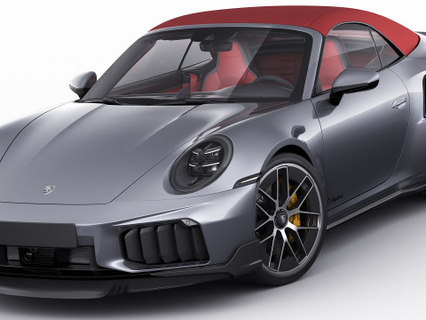 Porsche 911 Turbo S Cabriolet 2026 Modello 3D