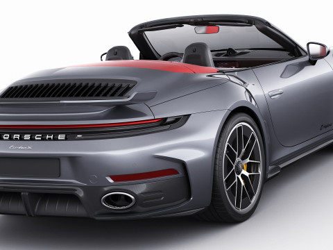 Porsche 911 Turbo S Cabriolet 2026 Modello 3D