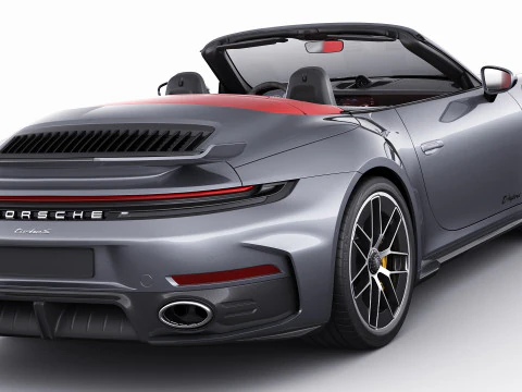 Porsche 911 Turbo S Cabriolet 2026 3D Model