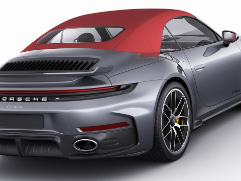 Porsche 911 Turbo S Cabriolet 2026 Modello 3D