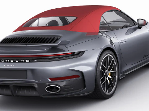 Porsche 911 Turbo S Cabriolet 2026 3D Model