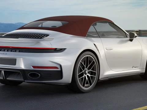 Porsche 911 Turbo S Cabriolet 2026 3D Model