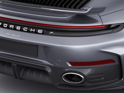 Porsche 911 Turbo S Cabriolet 2026 Modello 3D