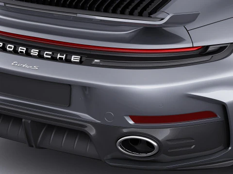 Porsche 911 Turbo S Cabriolet 2026 3D Model