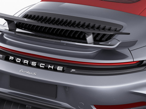 Porsche 911 Turbo S Cabriolet 2026 Modello 3D