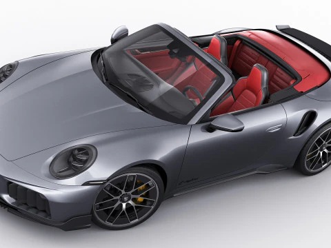 Porsche 911 Turbo S Cabriolet 2026 3D Model