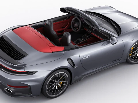 Porsche 911 Turbo S Cabriolet 2026 3D Model