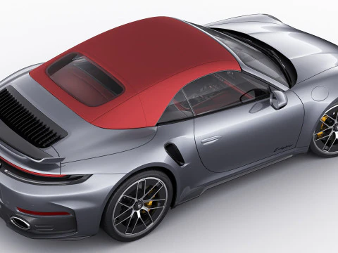 Porsche 911 Turbo S Cabriolet 2026 3D Model