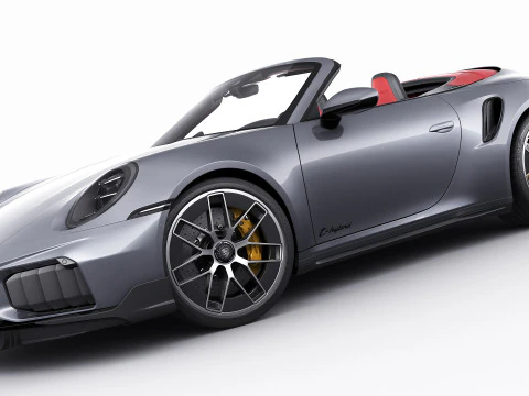 Porsche 911 Turbo S Cabriolet 2026 3D Model