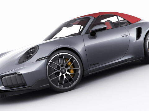 Porsche 911 Turbo S Cabriolet 2026 Modello 3D