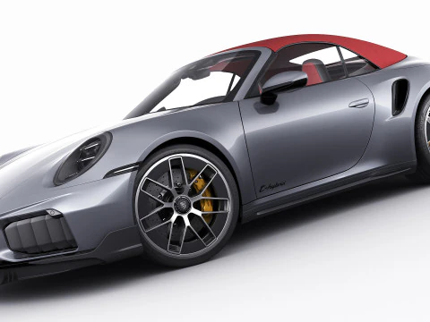 Porsche 911 Turbo S Cabriolet 2026 3D Model