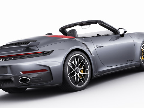 Porsche 911 Turbo S Cabriolet 2026 Modello 3D