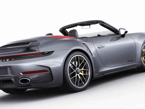 Porsche 911 Turbo S Cabriolet 2026 3D Model