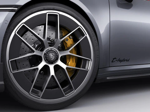 Porsche 911 Turbo S Cabriolet 2026 3D Model