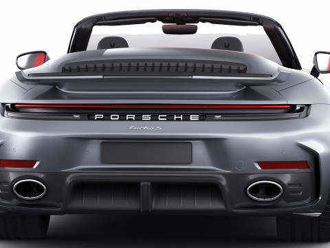 Porsche 911 Turbo S Cabriolet 2026 Modello 3D