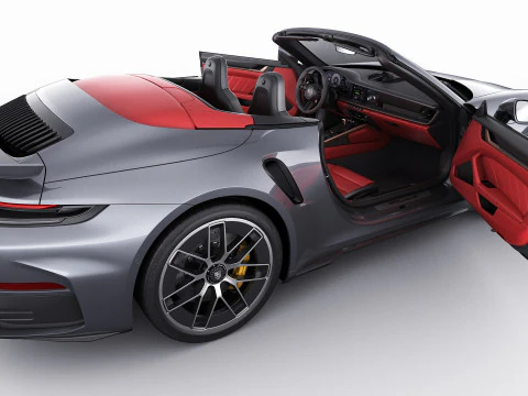 Porsche 911 Turbo S Cabriolet 2026 3D Model