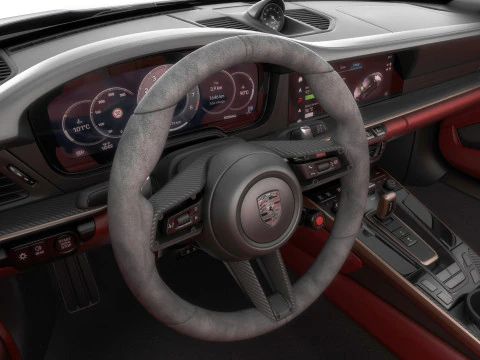 Porsche 911 Turbo S Cabriolet 2026 3D Model