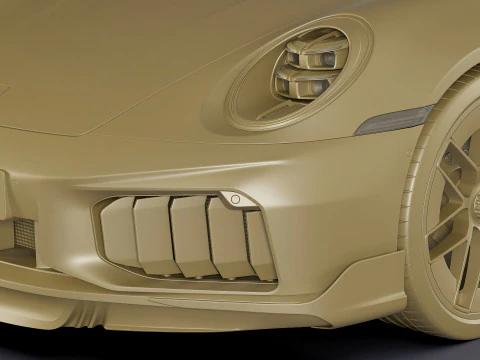 Porsche 911 Turbo S Cabriolet 2026 3D Model