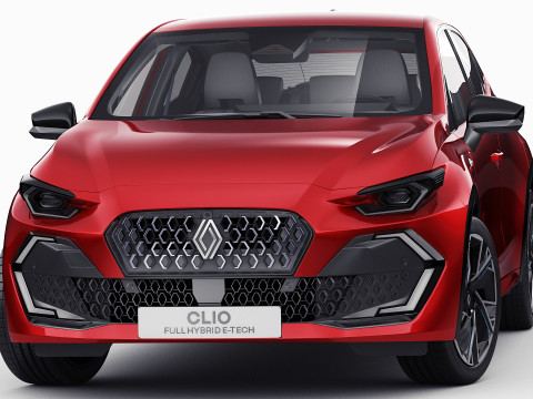 Renault Clio 2026 3D Model