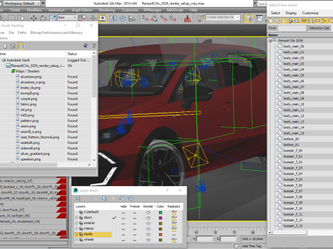 Renault Clio 2026 3D Model