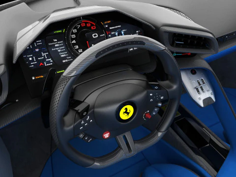 Ferrari 849 Testarossa 2026 Modello 3D