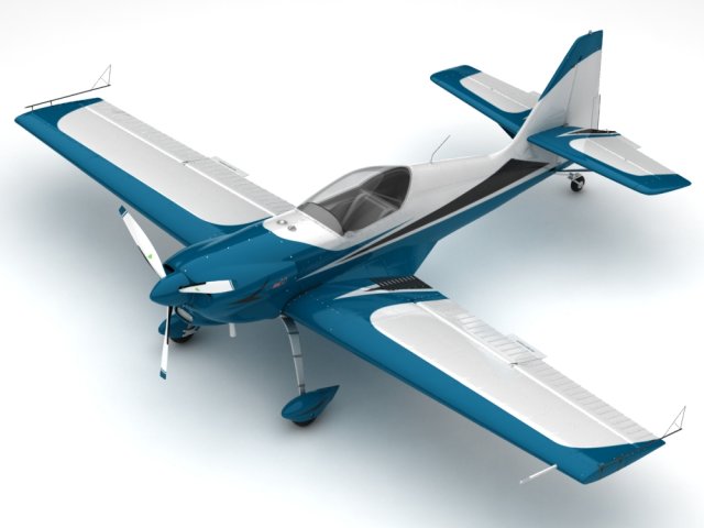 zlin z50 ls Modelo 3D .c4d .max .obj .3ds .fbx .stl .blend 