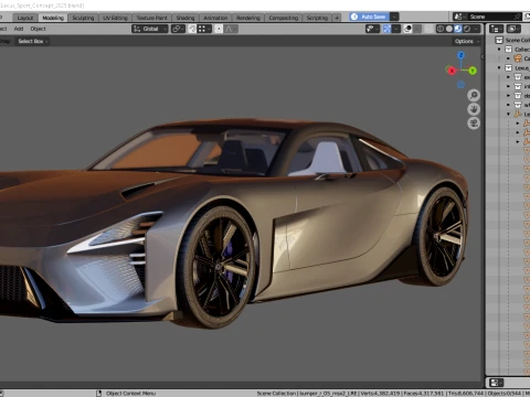 Lexus Sport Concept 3D Model