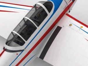 zlin 526f 3D 모델