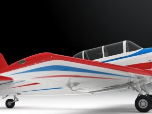 zlin 526f 3D 모델