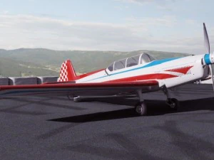 zlin 526f 3D Model