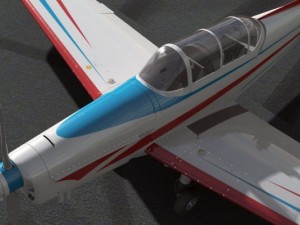 zlin 526f 3D 모델