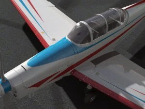 zlin 526f 3D Model
