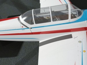 zlin 526f 3D 모델
