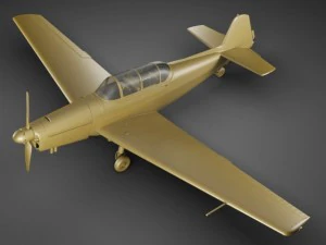 zlin 526f 3D Model