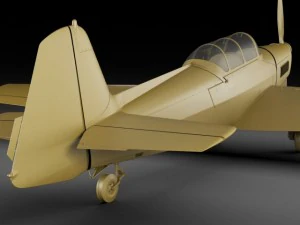 zlin 526f 3D Model