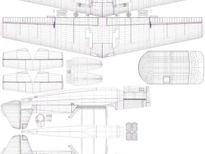 zlin 526f 3D Model