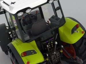 claas axos tractor 3D Model