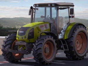claas axos tractor 3D Model