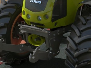 claas axos tractor 3D Model