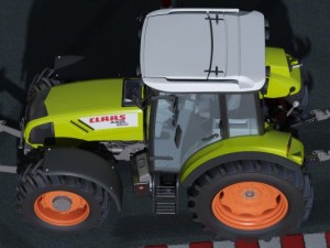 claas axos tractor 3D Model