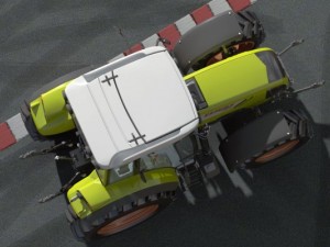 claas axos tractor 3D Model